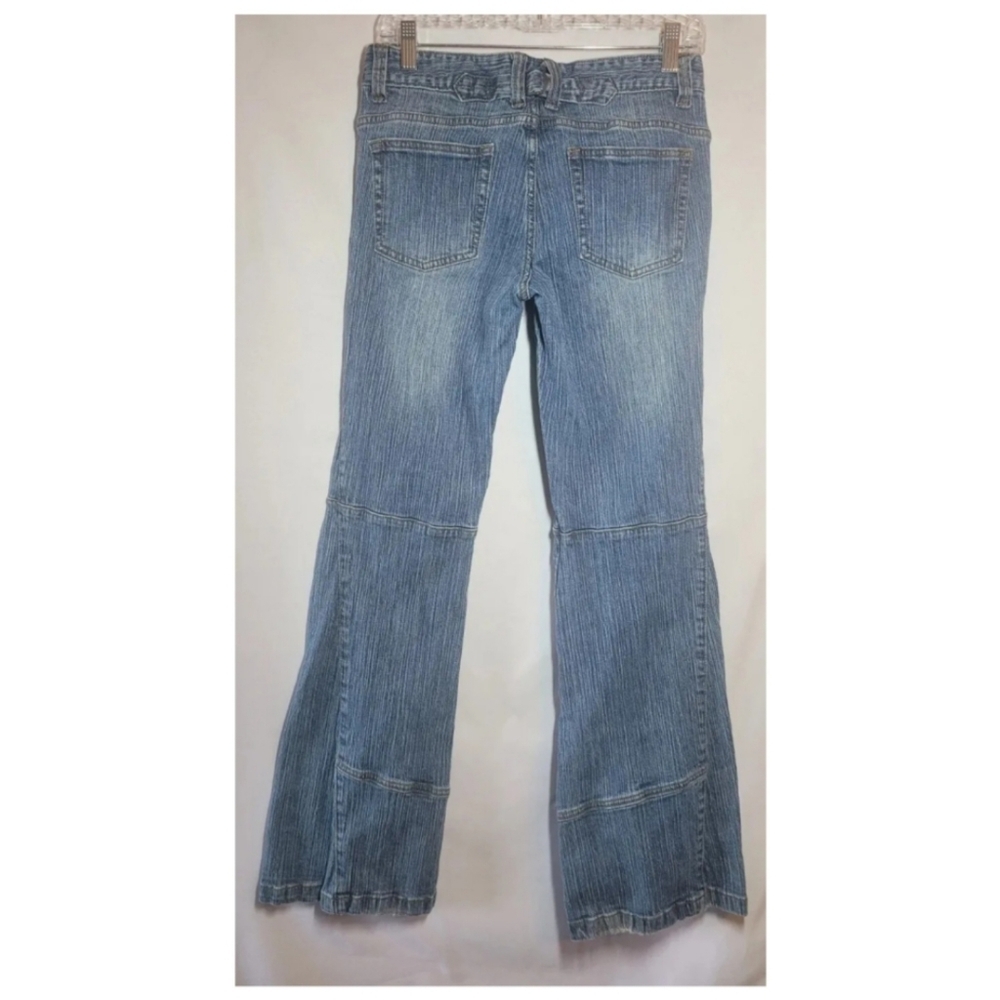 J Galt Shanghai Women's Jeans Blue Size Small Flared Bell Medium Wash Stylish - Picture 2 of 9